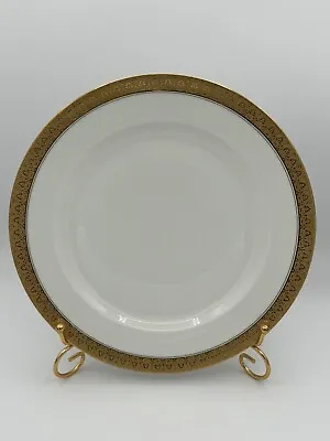 Vintage Haviland & Co. Limoges France Gold Encrusted Rim Dinner Plate 30585 • $29.99