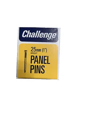 1  (25mm) Bright Panel Pins 50g Pack - CHALLENGE • £4.40