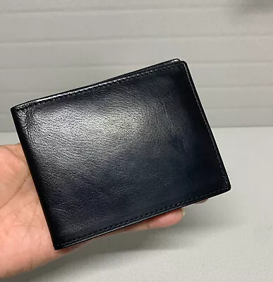 Coach Men’s Slim Bifold Black Leather Wallet • $39