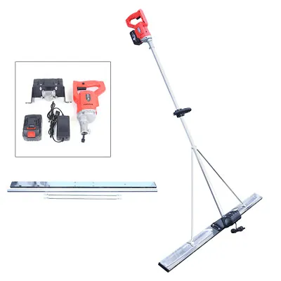 Concrete Power Screed Cement Battery Powered Vibrator Vibrating Leveling Tool • $142.51