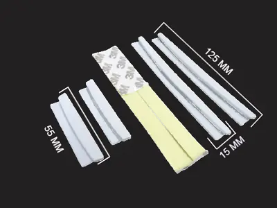 Jaguar Door/tailgate Edge Scratch Chip Guard Anti-collision Trim Strip Set White • £3.99