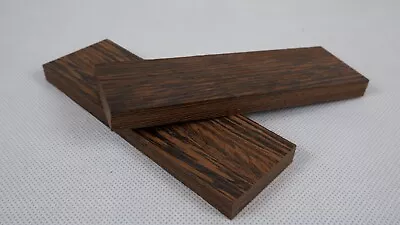 African Wenge Wood Knife Handle Scales (10x45x140mm) • $40