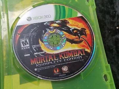 XBOX 360 MORTAL KOMBAT Komplete Edition Video Game Only • $24.99