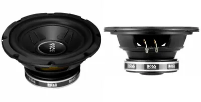NEW (2) 8  SVC Subwoofer Bass Replacement Speakers  4ohm.CarAudio Subs PAIR Boat • $95