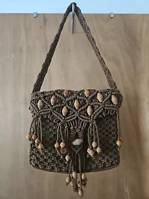 Vintage Crochet Handbag  • $25