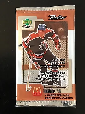 1999-00 Upper Deck McDonald’s Retro Unopened Hockey Lot Of 4 Packs • $3.99