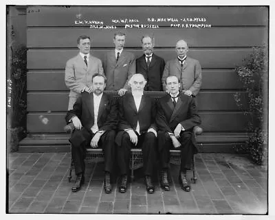 8  X 10  Photo 1911 E.W.V. Kuehn Gen. W.P. Hall R.B. Maxwell J.T.D. Py • $16.95