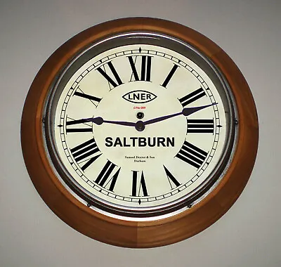 LNER London & North Eastern Railway Style Saltburn Station / Waiting Room Clock • £65