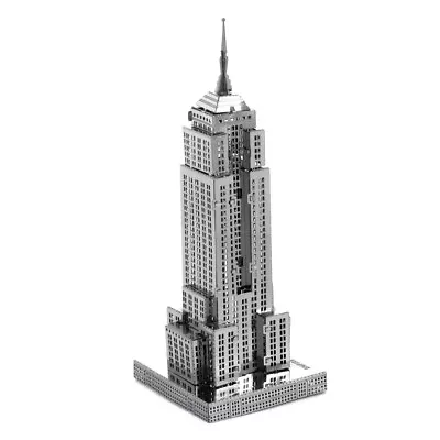 3D Metal Puzzle Empire State Building Model DIY Jigsaw Assembly Toys  Adult Toys • $0.45