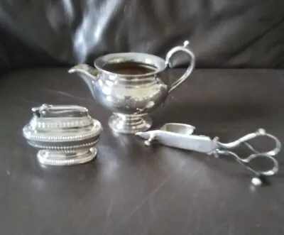 £4 • Buy 3 Items Vintage Milk/Cream Jug, Candle Snuffer And Tabletop Lighter