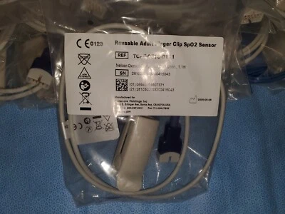 $15 • Buy Compatible For Nellcor Oximax  Adult Finger Clip Nellcor SpO2 Sensor DS100A DB9