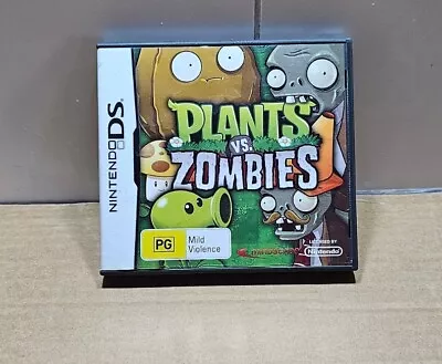 PLANTS VS ZOMBIES - Nintendo DS Game - Australian Pal Version - With Manual  • $34