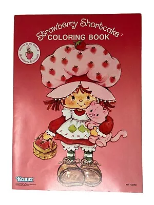 Vintage Strawberry Shortcake And Friends Coloring Book 1981 Kenner  • $22.95