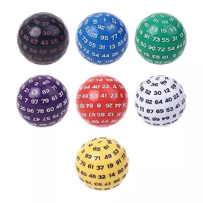 2Pcs D100 Game Dice 100 Sides 48mm For Entertainment Board Game Club Party • $27.64