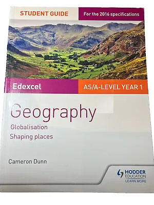 Edexcel Geography AS/A-LEVEL YEAR 1 Globalisation Shaping Places Revision Guide • £4.99
