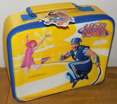 Lazy Town - Sportacus & Stephanie Lunch Bag - RARE - BRAND NEW • £24.99