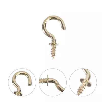 20 Pcs Screw- Wall Hooks Screw Hooks Hanging Metal Cup Hooks • $5.55