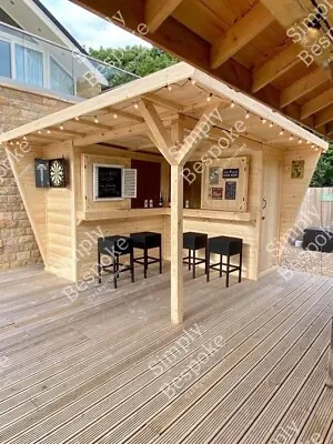 Hideaway Garden Bar Summer Party Man Cave Shelter Made To Measure • £2500