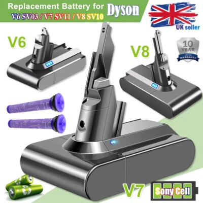 £35.99 • Buy 8Ah Replace Battery For Dyson V6 V7 V8 Animal SV10 SV11 Absolute Moroehead SV03