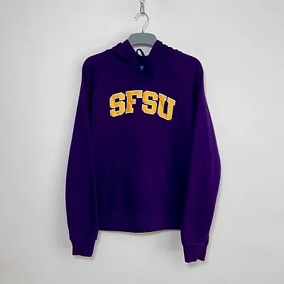 Champion San Francisco University Women Hoodie Pullover Purple Size L • £24.99