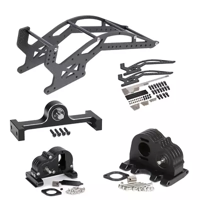 Carbon Fiber MOA Chassis Kit For 1/10 RC Crawler Capra F9 Offset Portal Axle DIY • $49.58