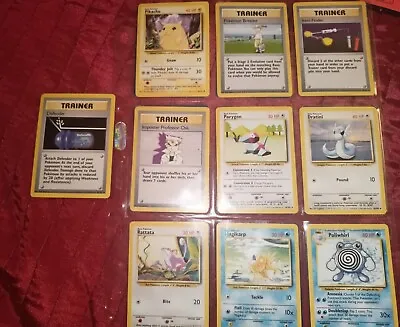 Pokemon Cards 4th Print 1999 2000 Lot Base Set UK Collection Bundle  • $63.88