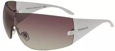 Versace VE 2054 WHITE/GREY SHADED 41/14/115 Unisex Sunglasses • $165.75