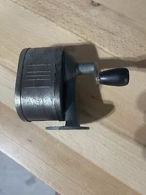 Vintage Boston Ever Handy Mount Pencil Sharpener Manual Crank  1950s Works Great • $24.99