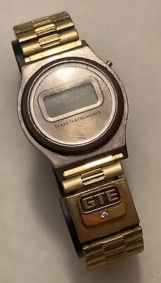 Vintage Texas Instruments Watch LCD Quartz Watch Diamond GTE • $50