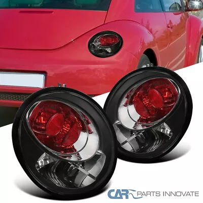 Fit VW 98-05 Beetle Black Parking Tail Lights Rear Brake Reverse Lamps Pair • $57.95