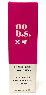 No B.S. Antioxidant CoQ10 Cream Sealed 1 Fl Oz Coenzyme Q10 Hyaluronic Acid • $10.99