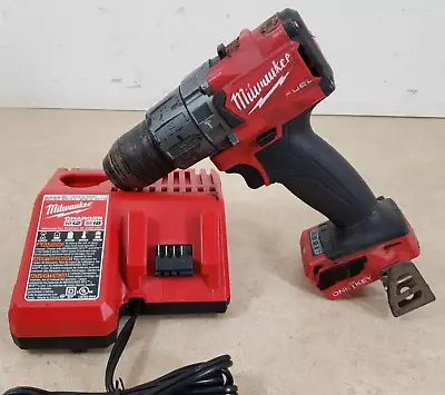 Milwaukee Cordless 1/2  Hammer Drill Driver 18v Cat. No. 2806-20 & Charger • $0.01