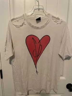 Vintage Smashing Pumpkins T-Shirt HEART Siamese Dream GIANT Tag XL Thrashed • $189.99