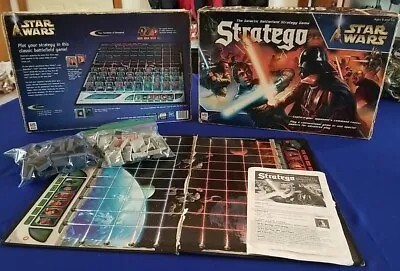 Star Wars Stratego Board Game (2002) By Milton Bradley Complete • $13.97