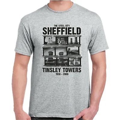 £13.99 • Buy The Steel City Sheffield Tinsley Towers T-Shirt Tinsley Viaduct Birthday Gift
