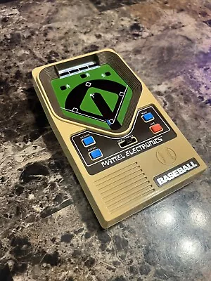 Vintage 1978 Mattel Electronic Baseball Handheld Travel Game - Tested & Working • $24.99