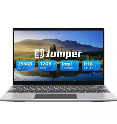 Jumper Laptop 12GB DDR4 256GB SSD Laptops 14  Intel Celeron Processor... • £179