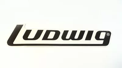 VINTAGE LUDWIG LOGO STICKER For BASS DRUM NOS NEW OLD STOCK  D324-02 • $15