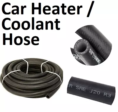 Flexible Car Heater Hose - Rubber / Nitrile Radiator Coolant Engine Water Pipe • £3.06