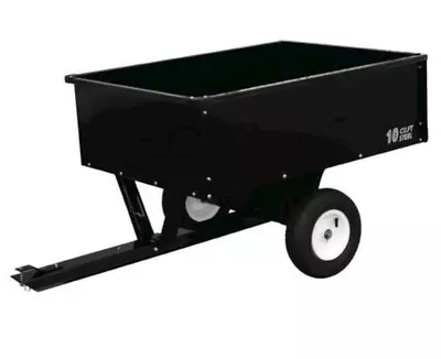 Steel Tow Behind Utility Dump Cart Tractor ATV Garden Lawn Hauling Wagon 500 Lb • $270.97