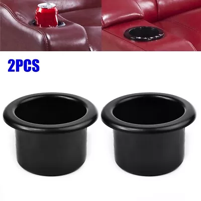 Plastic Black Cup Water Drink Holder Recessed For RV Car Marine Boat Trailer • $11.99