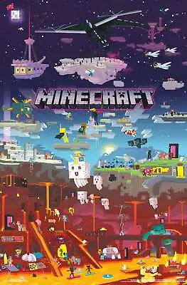 Minecraft - World Beyond Poster • $22.99