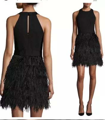 Milly Blair Feather Dress Size 0 NWT       Milly/TIBI/Trina Turk/ Alice & Olivia • $250