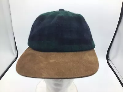 VTG Eddie Bauer Plaid Winter Hunting Hat Cap Ear Flaps Wool L Large Trapper L4 • $29.95