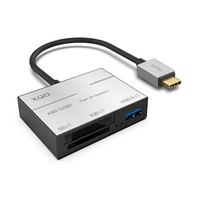 $27.71 • Buy Type-C SD XQD Card Reader USB 3.0 Adapter USB Type C Hub High Speed For Mac Win
