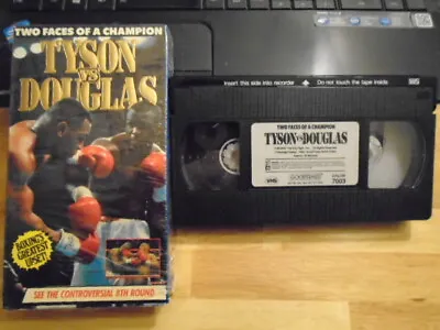RARE OOP Mike Tyson Vs James Buster Douglas VHS Video Boxing Tokyo Japan 2/11/90 • $24.99
