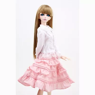 [wamami] 2PCS Pink Dress/Skirt/Shirt/Outfit 1/4 MSD 1/3 SD DZ AOD BJD Dollfie • $16.99