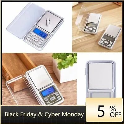 Portable Mini LCD Digital Scale Jewelry Pocket Balance Weight Gram 200gx0.01g • $7.49