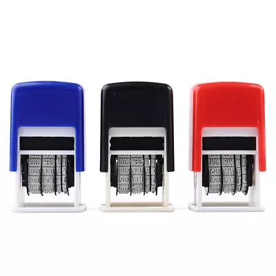 £3.67 • Buy DIY Handle Account Date Stamps Stamping Mud Set Mini Self-Inking Sta-u-