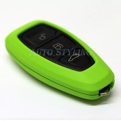 £11.16 • Buy Green Key Cover Case For Ford Smart Key Remote Protector Shell Fob Skin New 39